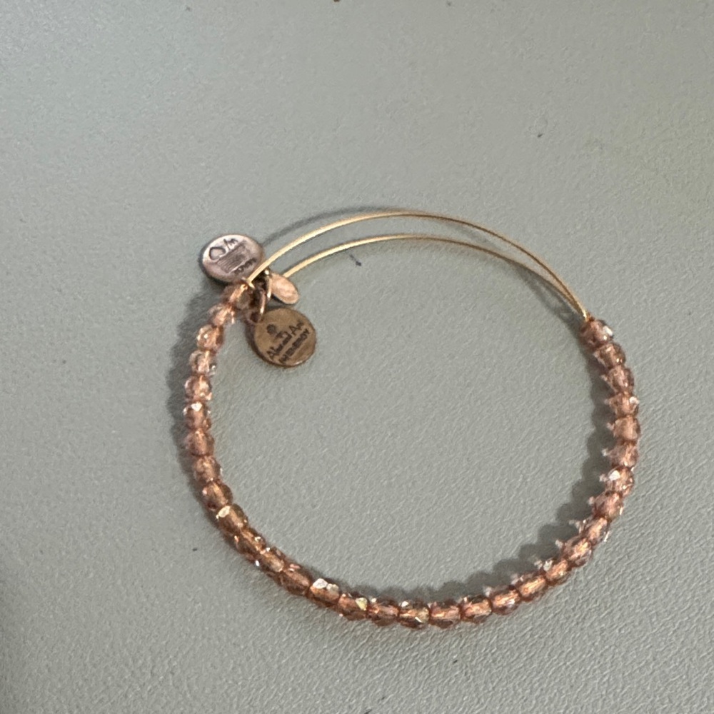 Alex and Ani Rose Gold Beaded Bracelet